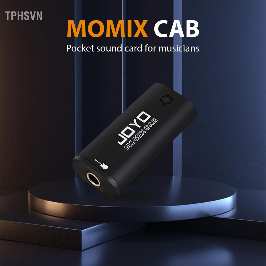 tphsvn JOYO Guitar Audio Interface Card âm thanh ghi âm mini di động Nhẹ với Type-C và bộ chuyển đổi