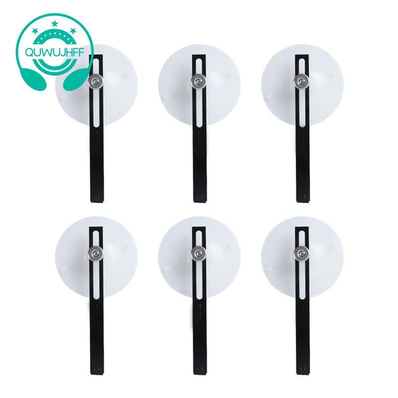 6 Gói TV Side Board Giữ Clip Silicone Hút Chân Không Cốc Đen Trắng