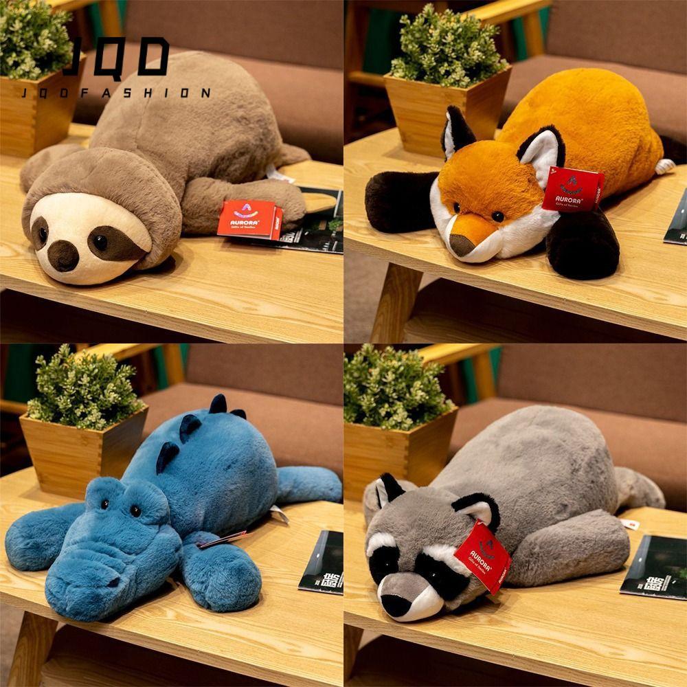 JQD Big Sloth Plush, Sloth Plushie Thú Nhồi Bông, Sang Trọng Raccoon Lông Tơ Cá Sấu Sang Trọng Búp B