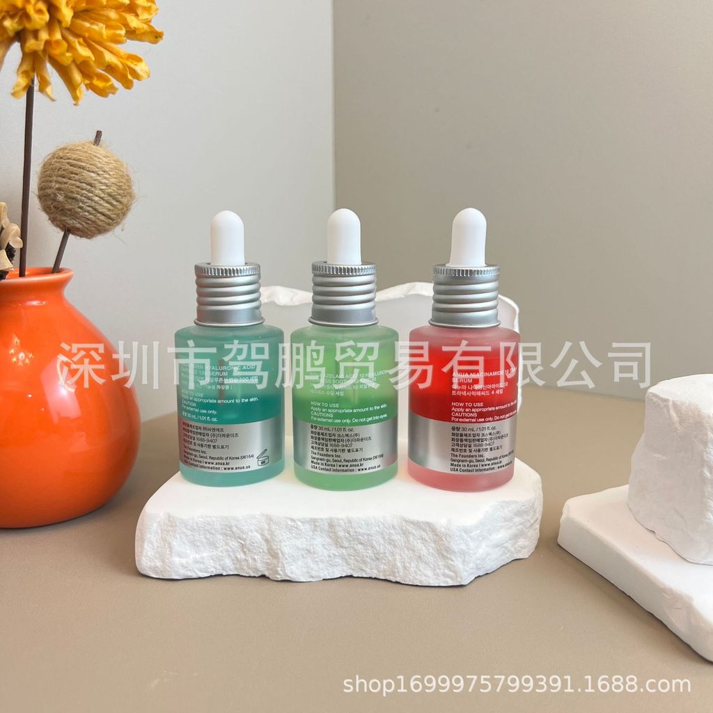 Cung cấp độc quyền anua10% Axit amin Chai nhỏ màu đỏ Huyết thanh chỉnh điểm tối 4% Axit amin Đào 70%