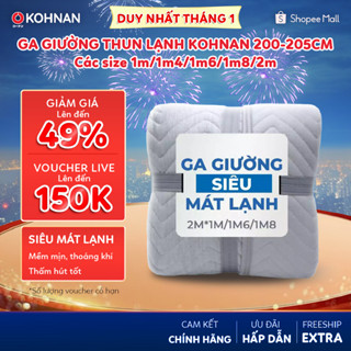  Ga giường thun lạnh KOHNAN 200-205cm các size 1m 1m6 1m8 