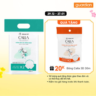  Bông Tẩy Trang Bạch Tuyết Làm Sạch Sâu Calla 250G 278 Miếng | Guardian Việt Nam 