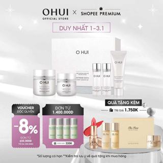   OHUI Official  Bộ kem dưỡng trắng da toàn diện cao cấp 5 món OHUI Extreme White Cream 5pcs Set 160ml 
