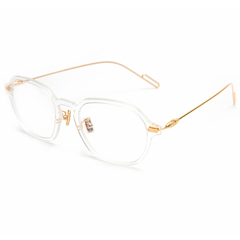 YWPI Optical Glasses Alloy Full Frame Myopia Glasses Unisex Customizable Blue Light Blocking