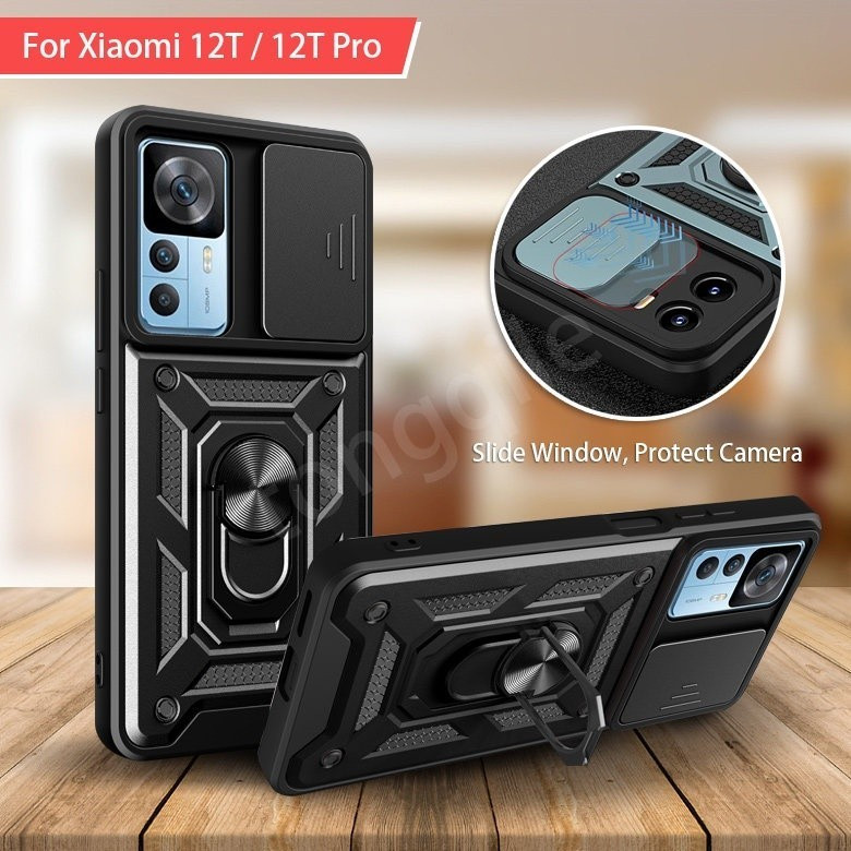12T Pro 12T Pro Xiaomi 12T Mi 12T 5G 2022 Ốp điện thoại giáp chống sốc Giá đỡ vòng Ốp điện thoại cứn