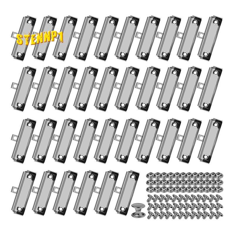 36 Gói Kẹp Clipboard Có Đinh Tán Có Tay Cầm Cao Su Và Lỗ Treo Cho Văn Phòng, Trường Học, Nhà Cho Y T