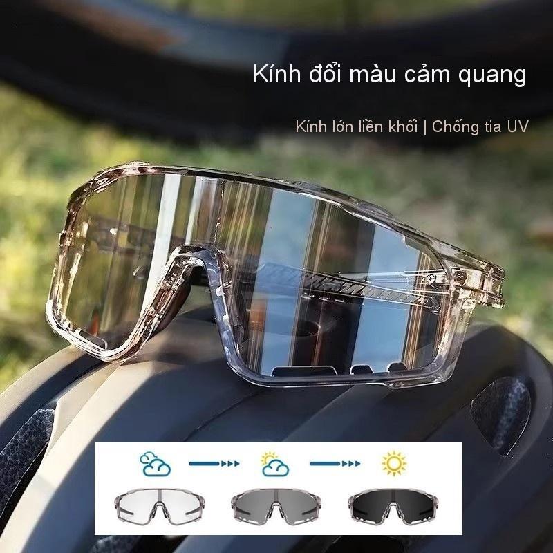 GEMTLE MCUSTER Kính Râm Đạp Xe Thể Thao 0117 Màu Xám Khung Đen Chống Gió UV400 Thích Hợp Leo Núi Thờ