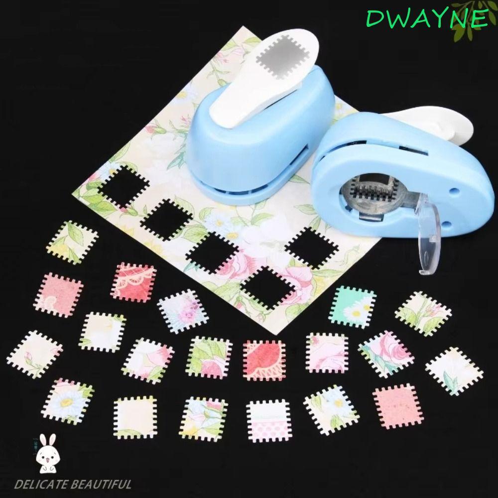 DWAYNE Stamp Border Punch, Stamp Shape Punching Maker Máy Dập Nổi, Văn Phòng Phẩm Cắt Giấy Tiết Kiệm