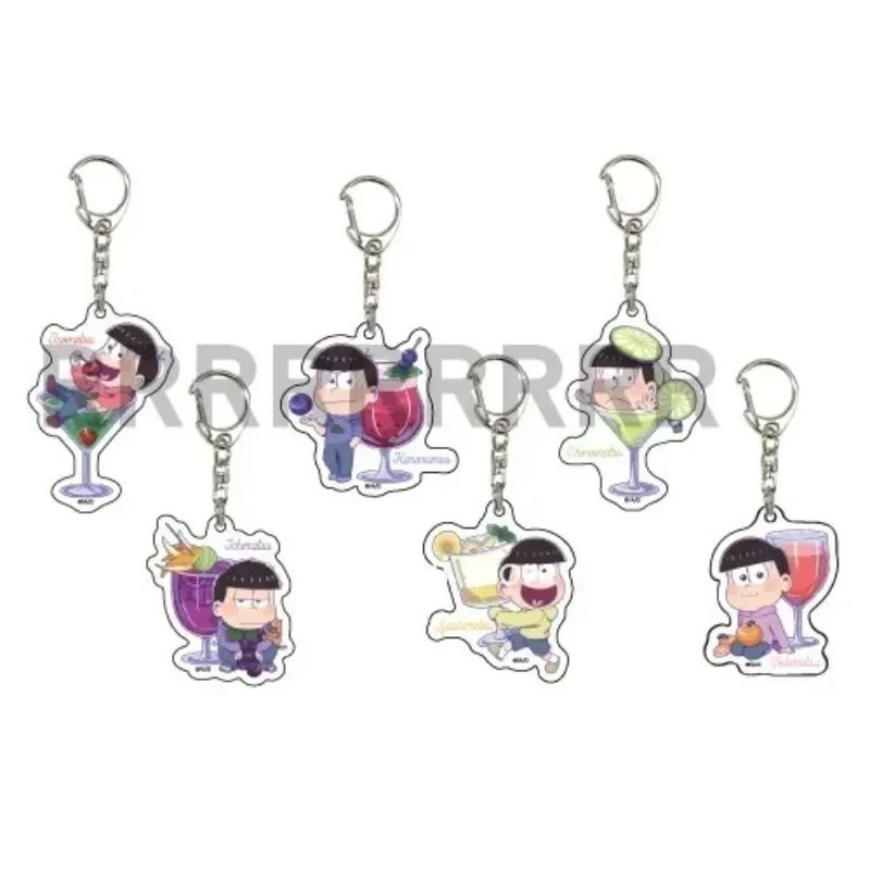Móc khóa Anime Osomatsu-san Acrylic mô hình Osomatsu Karamatsu Ichimatsu Choromatsu Jyushimatsu Todo