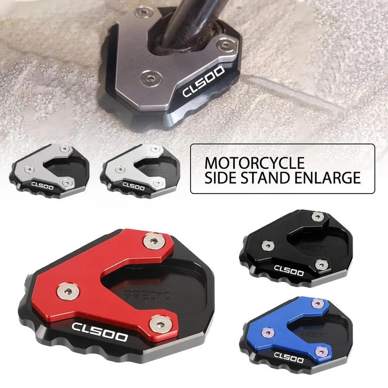 Dành Cho Xe Honda CL 500 CL500 CL300 300 2021-2023 Xe Máy Chân Đế Nhôm CNC Phụ Kiện Moto Bên Đứng Ph