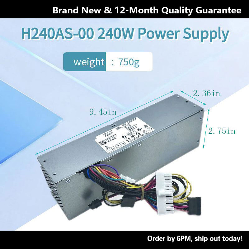 Dell Dell 390 790 3010 7010 SFF Bộ nguồn nhỏ H240AS-00 L240AS-00