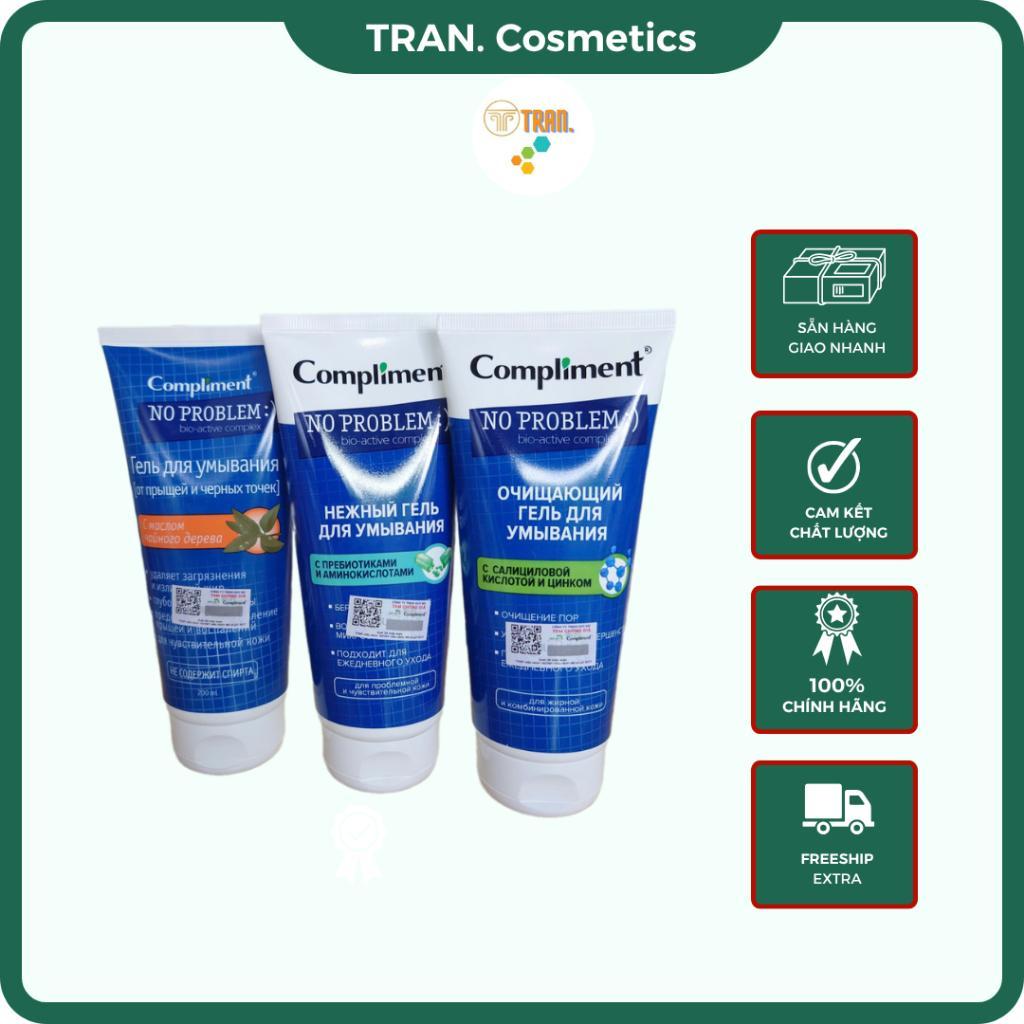 Sữa Rửa Mặt Compliment, SRM Compliment Cho Da Dầu Màu Hợp Với Từng Loại Da Hỗ Trợ Giảm Mụn - TRAN Co