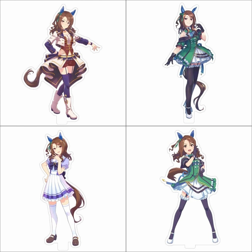 Mô hình Standee anime Uma Musume Pretty Derby nhân vật King Halo El Condor Pasa Ikuno Dictus mica tr