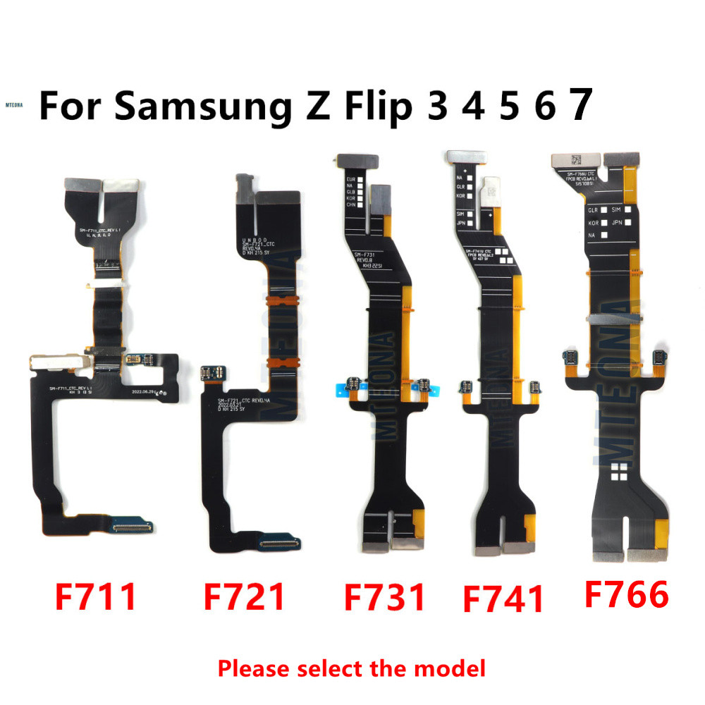 Mainboard Cáp Mềm Cho Samsung Galaxy Z Flip 3 4 5 6 7 F711 F721 F731 F741 Bo Mạch Chủ Dock Kết Nối M