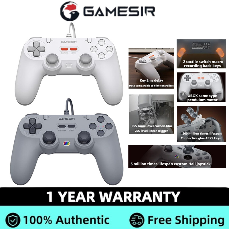 GameSir T3 Tegenaria Bộ điều khiển trò chơi có dây PC Steam Gaming Nintendo Switch Bộ điều khiển Mur