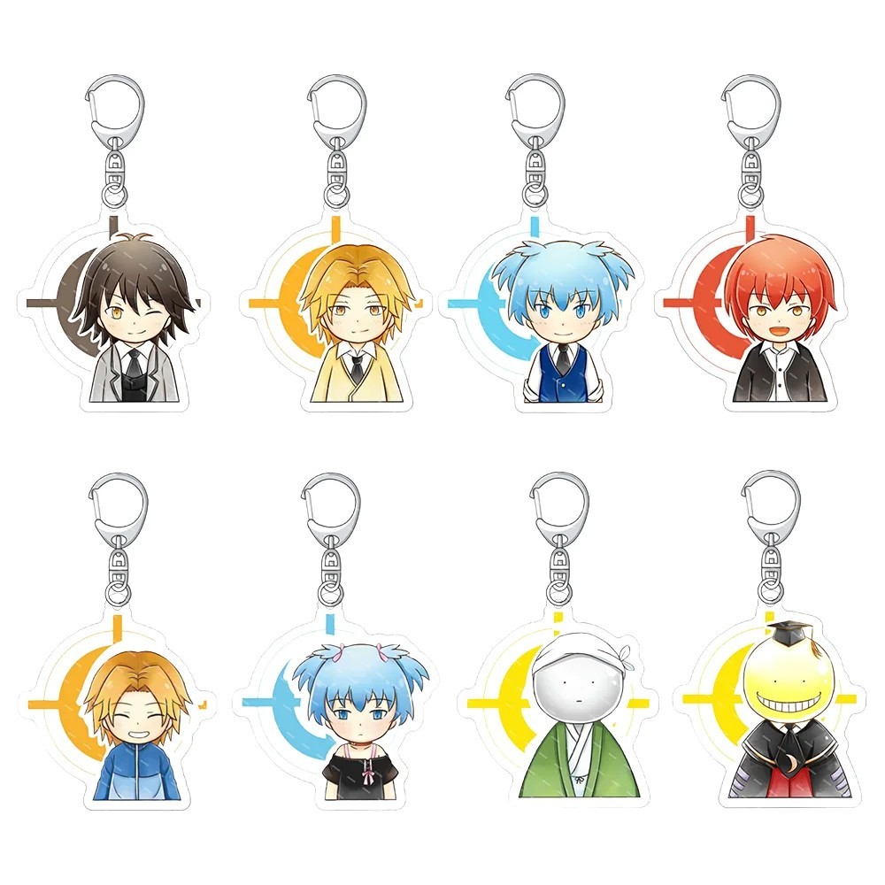 Móc khóa Anime Lớp Học Ám Sát Assassination Classroom Acrylic 6cm Koro-sensei Nagisa Karma Akabane P