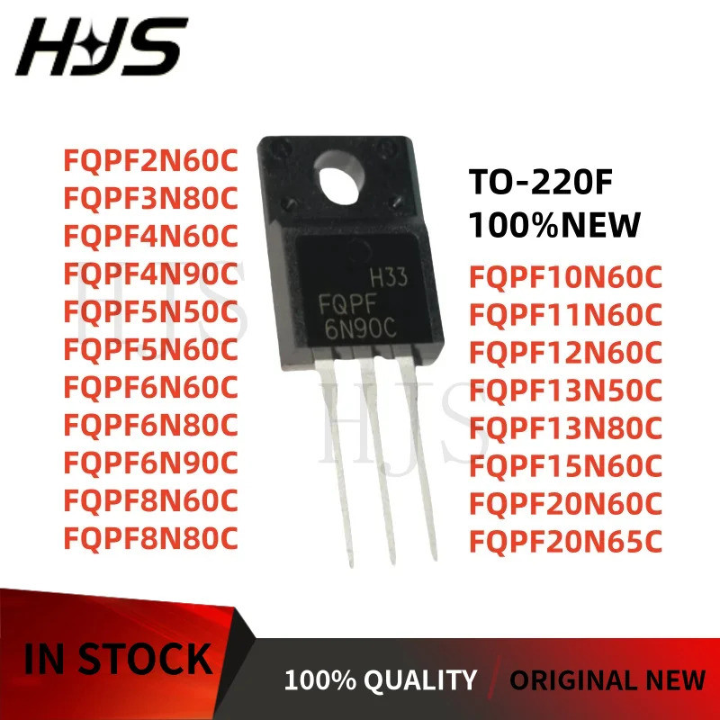 10 Chiếc FQPF2N60C 3N80C 4N60C 4N90C 5N50C 5N60C 6N60C 6N80C 6N90C 8N60C 8N80C 10N60C 11N60C 12N60C 