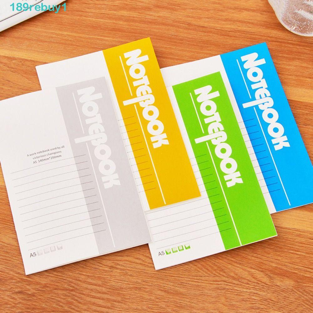 REBUY1 A5 Notebook, Planner Dày Lót Notepad, Quản Lý Thời Gian Nhật Ký Sổ Notepad Bìa Mềm Bìa Cứng S