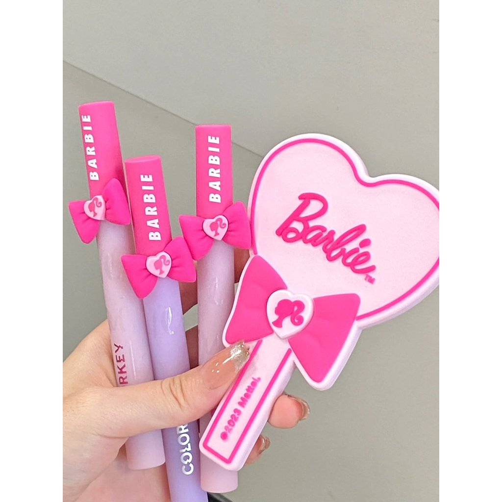 son bóng son bóng chính hãng Colorkey Kolaqi Barbie Limited Lip Glaze Kem Gương Ngày Lễ Tình Nhân Ta
