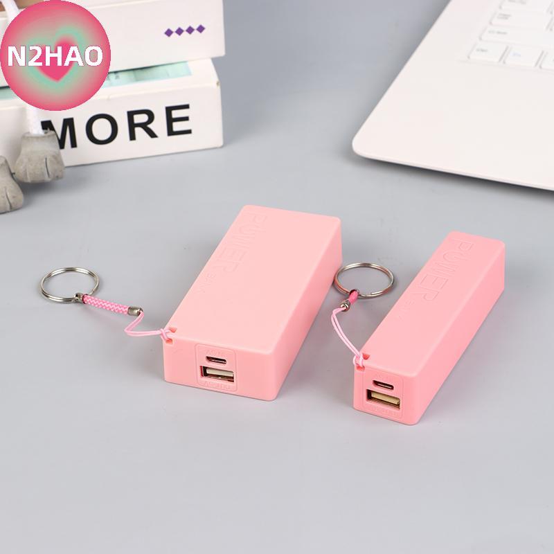 N2HAO Sạc Di Động Pin Pa Cho Ốp Lưng DIY Box Protable Nhiều Màu Sắc Stroage Box n