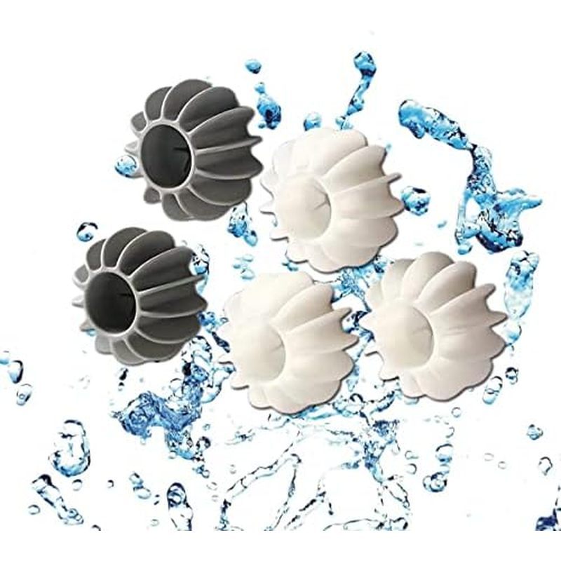 Reusable Magic Laundry Balls, 5/10 Laundry Balls Tangle Free for Washing Machines, Silicone Steamer 