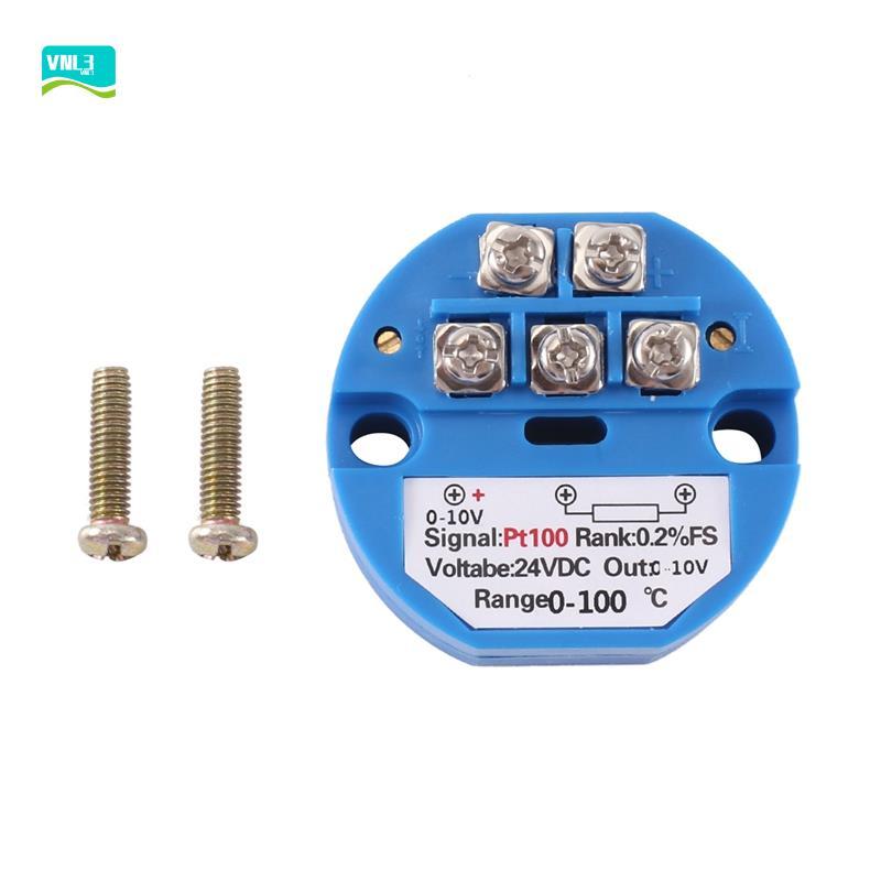 PT100 Loại sang 0-10V 0-100 Độ RTD Đầu vào 0-10 a Đầu ra DC24V Nhiệt độ Bộ phát VNL3