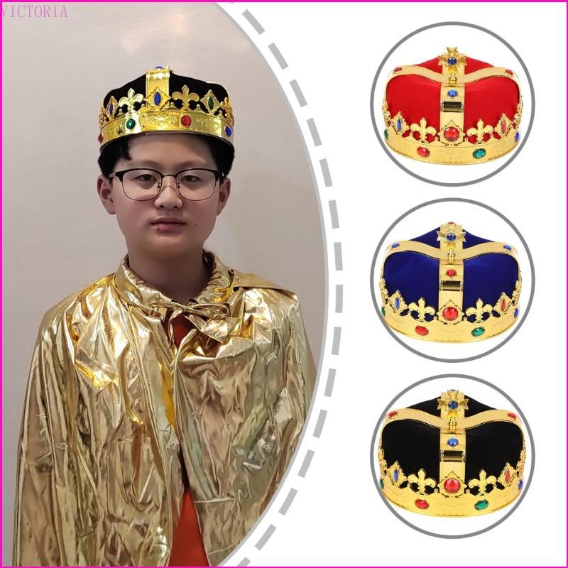 VIC King Crowns Wand Prom Dress Up cho King Birthday Dress Up Fun Photo Đạo cụ