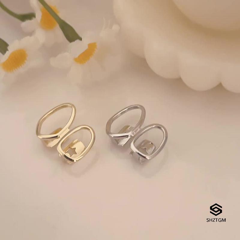 [SHZTGM] 1 Miếng Màu Vàng Hàng Ngày Đeo Răng Trang Sức Grillz Hip Hop Trái Tim Rỗng Răng Grillz Dành