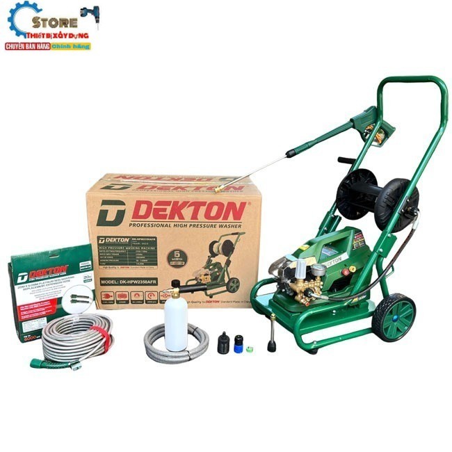 MÁY RỬA XE CAO ÁP DEKTON DK-HPW2350AFR 2350W CHÍNH HÃNG Store thiết bị dekton