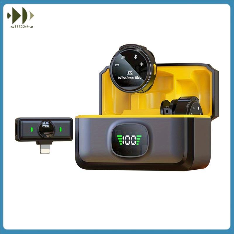 [su33322eb.vn] Micrô không dây J6 Plug & Play Ve áo Mic để ghi Video Vlog Phát trực tiếp & Phỏng vấn