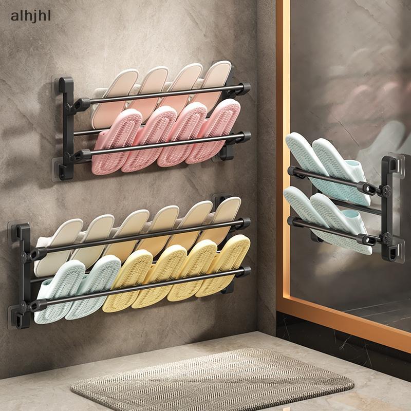 AL Wall Mounted Shoe Rack, Door Hanging Slipper Shelf & Drying Holder N