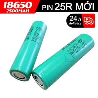 【Chính Hãng Hàn Quốc】Pin Samsung 25R 18650 - Dòng 20A, Dung lượng 2500mAh, Điện áp 3.7V