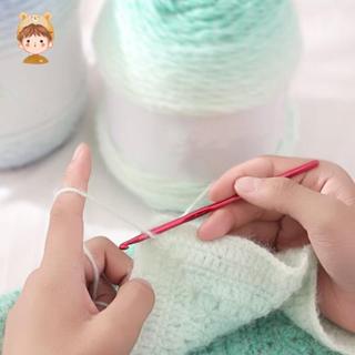 Sợi nhẹ Gradient Blend Chăn bảy sao Handmade Khăn dệt kim Mũ dệt kim, Móc tay dệt sợi mềm mại