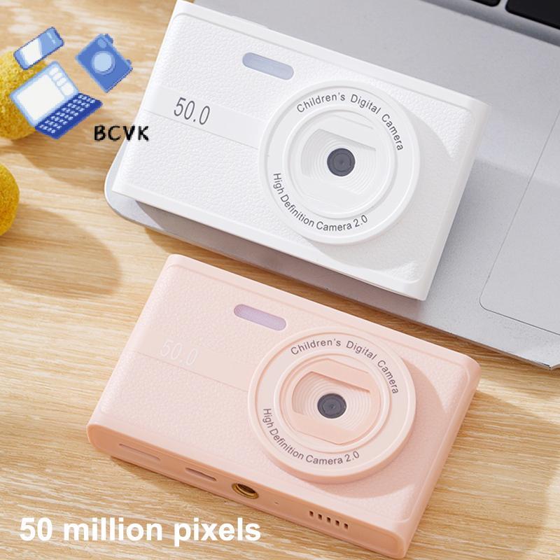[BCVK] Camera kỹ thuật số 4K CCD 50MP Du lịch Selfie Camara Autofocus 8X Zoom Entry-Level Kids Camar