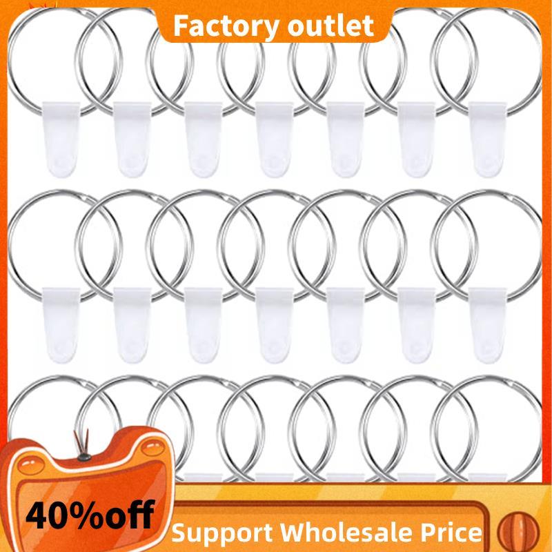 100 Bộ Móc Khóa Nhẫn Thủ Công Kim Loại Móc Khóa Kết Nối Khoảng Trống Móc Khóa