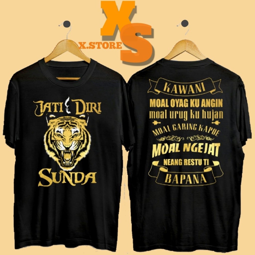 Áo thun nam Sunda Distro Jatidiri Tiger Face / / X-store
