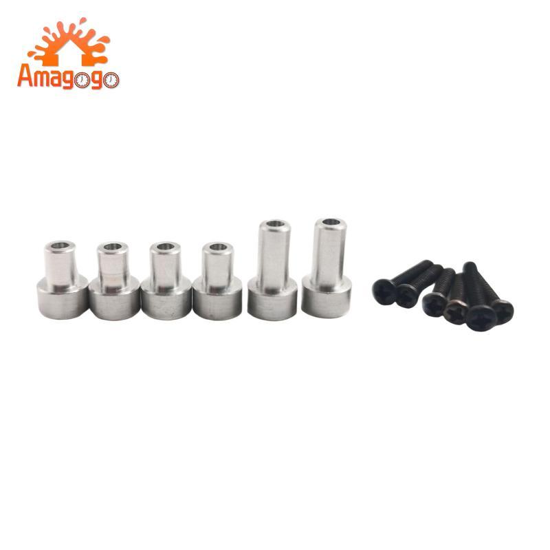 6 Chiếc 1 / 12 RC Vỏ Xe Nâng Cột, Nâng Lên, RC Phụ Kiện Xe Sửa Chữa Phần Thân Giá Đỡ Cho MN82 MN82S