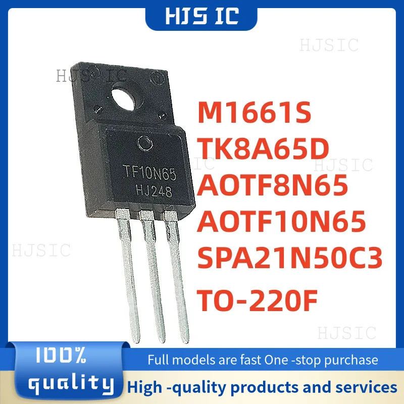 5 CÁI SPA21N50C3 M1661S AOTF8N65 AOTF10N65 TK8A65D TO-220F 21N50C3 TF8N65 TF10N65 K8A65D Hiệu Ứng Tr