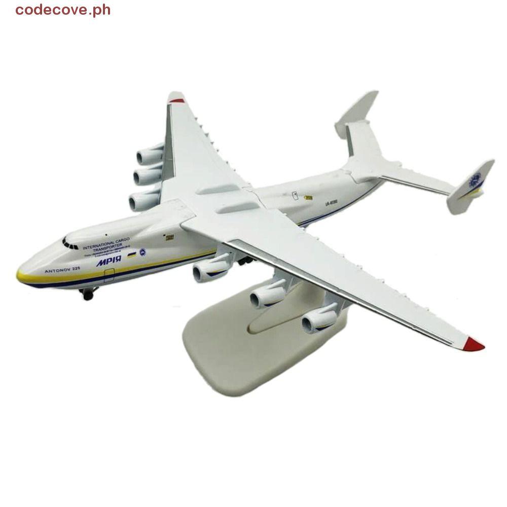CODECOVE​ Máy bay mô hình AN225, Diecast tỷ lệ 1 / 400 Antonov an-225, Máy bay tĩnh 20CM Bản sao Mô 