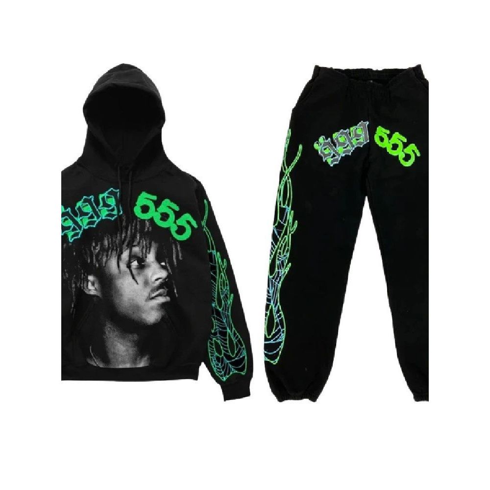 999 Club Black Spider Global Sportswear Spider World Áo nỉ Sp5der Set