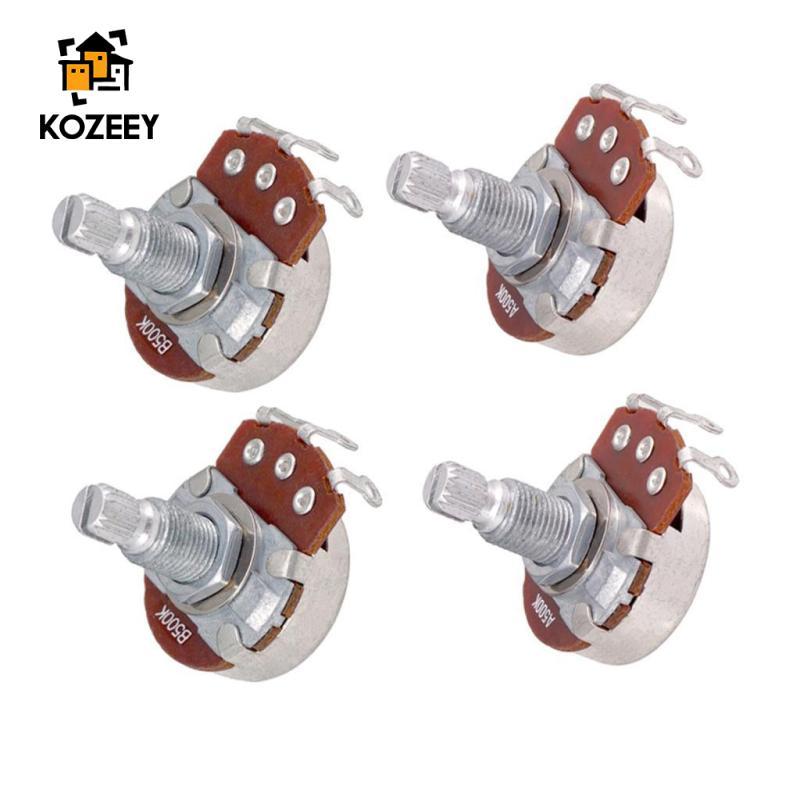 TRỤC TRỤC POTENTIOMETER A500K B500K LINEAR 18mm CHO GUITAR HOẶC BASS