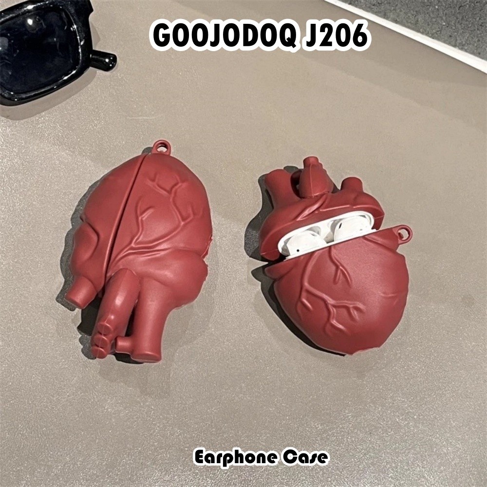 GOOJODOQ [Giao hàng nhanh] Dành cho Ốp lưng GOOOJDOQ J206 Mô phỏng kiểu dáng Vỏ tai nghe silicon mềm