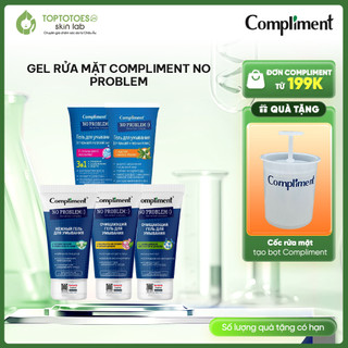   HÀNG NHẬP KHẨU  Gel rửa mặt BHA Compliment No Problem làm sạch sâu giảm viêm & mụn 200ml 