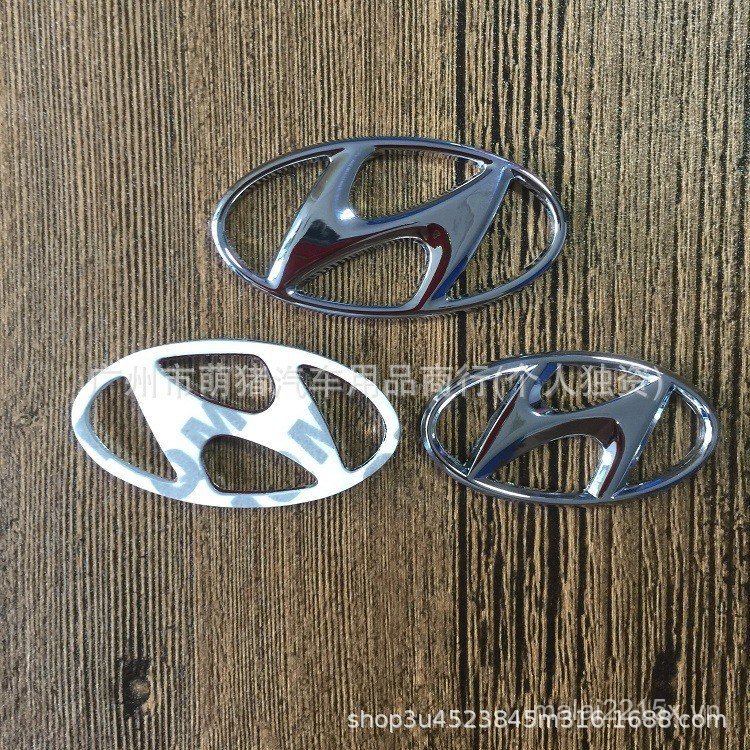 Thích hợp cho vô lăng Hyundai Logo Rena Họa tiết nổi tiếng Sonata Shinyuedong IX35 Sửa đổi Logo ô tô