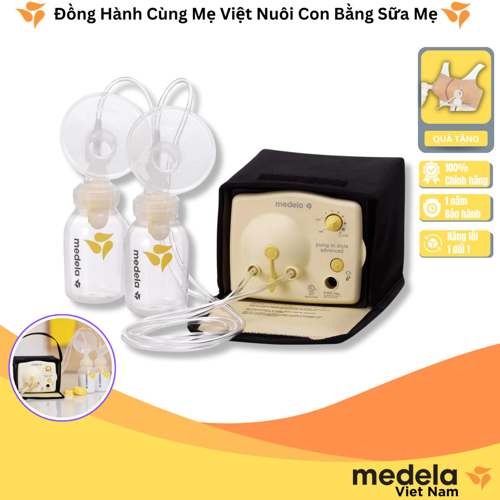Máy hút sữa Medela Pump in style advanced máy hút sưa điện đôi medela chính hãng [bản rút gọn new op