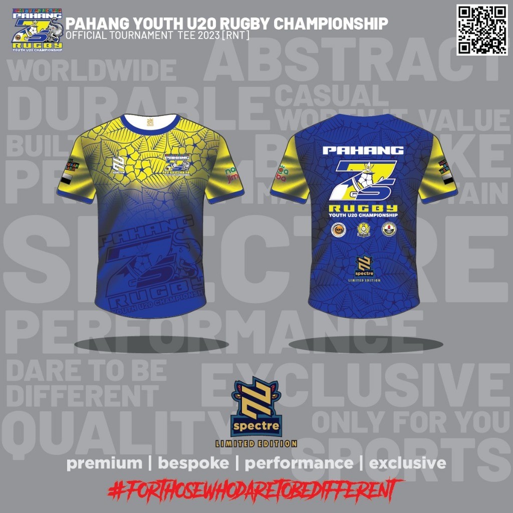 TRỤC | Hsn Pahang 7 's | Áo thun giải đấu Jersey