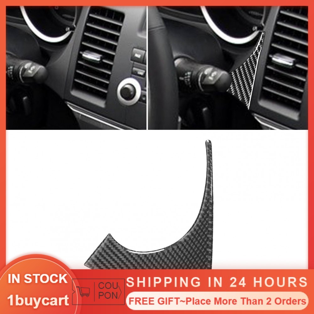 1buycart1 Bảng Dụng Cụ Nắp Bên Đồng Hồ Tốc Độ Sợi Carbon Phù Hợp Cho Lancer LHD 2008?2016 Thêm Deco 