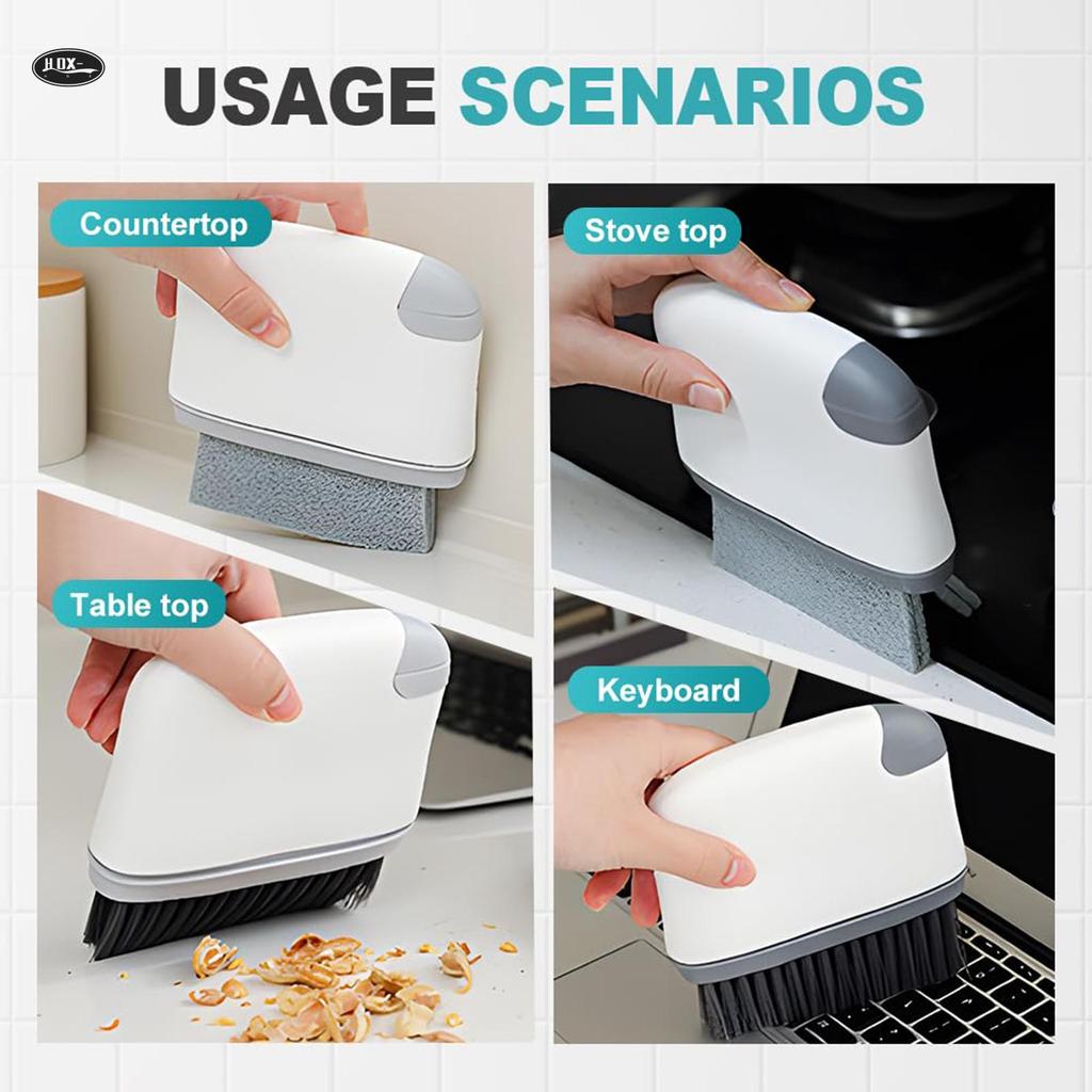 2 trong 1 Magic Window Track Cleaner Có thể tháo rời Cửa trượt Track Cleaner Thích hợp cho nhà bếp C