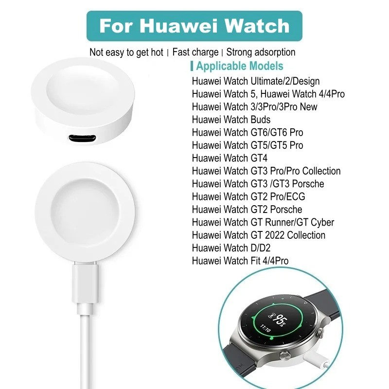 Sạc Cho Huawei Watch Ultimate2 GT6, GT5, GT4, GT3 Pro, GT Cyber Runner, GT 2022, Watch 5 4 3 D Sạc C