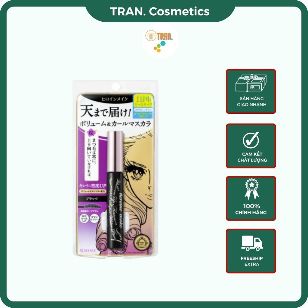 Mascara Kissme, Mascara Chuốt Mi Kissme Dạng Màng Phim Nâng Cao Làm Cong Dài Và Dày Mi - TRAN.Cosmet